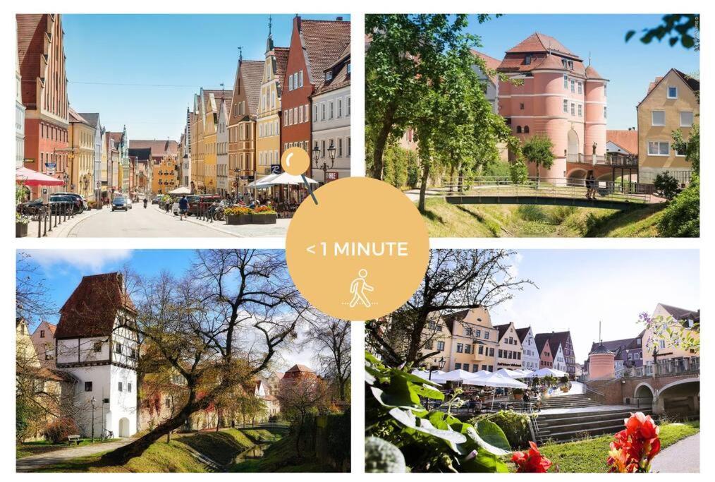 Stylisches Apartment Mit Terrasse In Der Altstadt Von Donauwoerth Ngoại thất bức ảnh